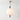 Luminária Pendente Clássico Retrô Vintage Rústico Metal Tecido Madeira Dourado Hilly