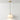 Luminária Pendente Moderno Minimalista Metal Vidro Dourado Civita