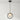 Luminária Pendente Moderno Minimalista Metal Vidro Globo Avondale