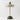 Luminária de Mesa Abajur Retrô Vintage Vidro Metal Baradili