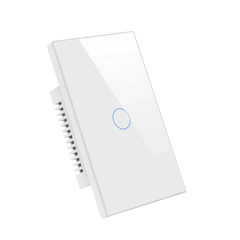 Interruptor Inteligente Smart Wi-Fi Alexa Touch Vidro Temperado Branco 4x2 - 1 Botão - ORNE™