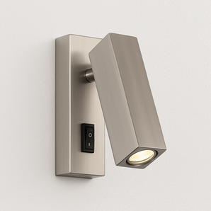 Luminária Arandela Articulada Moderna Minimalista Metal Prata LED Arazz — ORNE