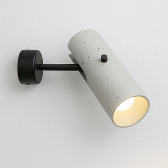 Luminária Arandela Articulada Moderna Minimalista Cimento Metal Eos — ORNE
