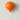 Luminária Arandela Moderno Minimalista Acrílico Baloon - Laranja / Ø35cm - ORNE™