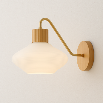 Luminária Arandela Moderna Minimalista Vidro Norit - Branco Quente (3000K) - ORNE™