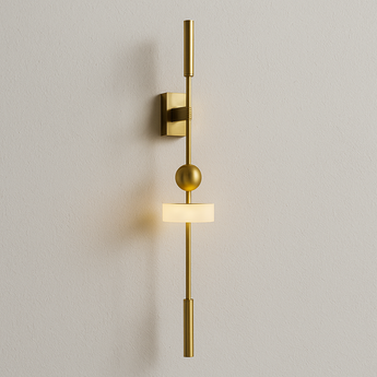 Luminária Arandela Moderna Minimalista LED Metal Íllia - Ø12x80cm / Dimerizável (3000K-6000K) - ORNE™