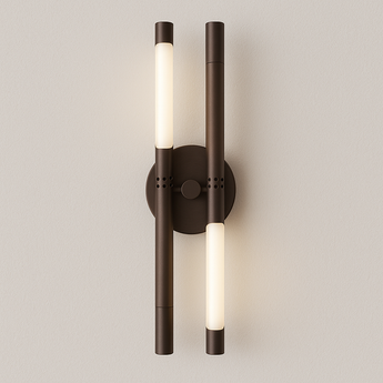 Luminária Arandela Moderna Minimalista LED Metal Tracer - A / Preto / Branco Quente (3000K) - ORNE™