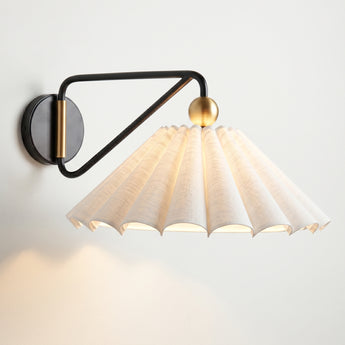 Luminária Arandela Moderna Minimalista Metal Tecido Safende — ORNE