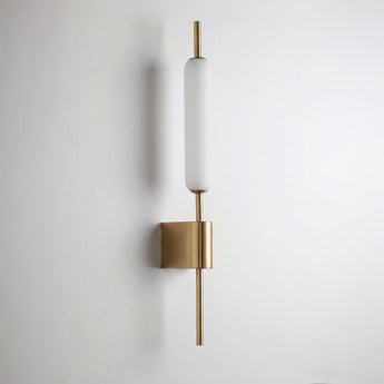 Luminária Arandela Moderna Minimalista Vidro Metal Linear Breaza — ORNE