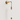 Luminária Arandela Moderna Minimalista Vidro Metal Linear Dourado LED Fall — ORNE