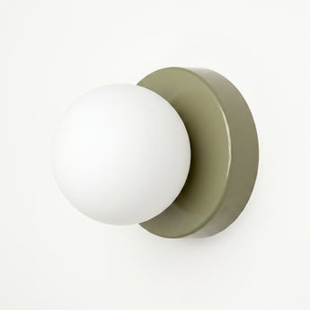 Luminária Arandela Moderna Minimalista Vidro Metal Globo Vox — ORNE