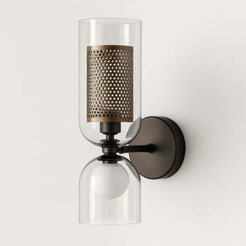 Luminária Arandela Moderna Minimalista Vidro Metal Globo Sole — ORNE