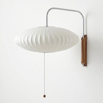 Luminária Arandela Moderna Retrô Vintage Madeira Metal Saucer Funk — ORNE