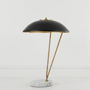 Luminária de Mesa Abajur Moderno Minimalista Mármore Metal Cesena — ORNE