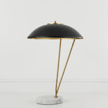 Luminária de Mesa Abajur Moderno Minimalista Mármore Metal Cesena — ORNE