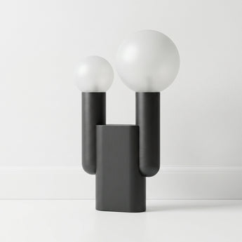 Luminária de Mesa Abajur Moderno Minimalista Metal Globos Julli — ORNE