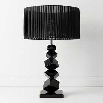 Luminária de Mesa Moderno Cristal Metal Peônia — ORNE