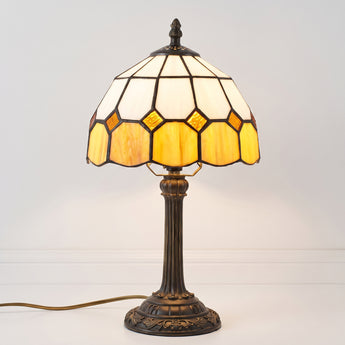 Luminária de Mesa Retrô Minimalista Metal Resina Vidro Guaviare — ORNE
