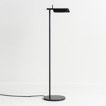 Luminária de Piso Moderna Minimalista LED Metal Tandier - Preto / Branco Quente (3000K) - ORNE™