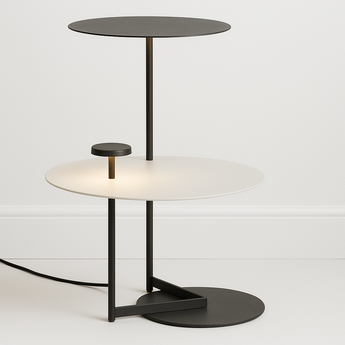 Luminária de Piso Moderna Minimalista Mesa Apoio Daz - Duplo - ORNE™