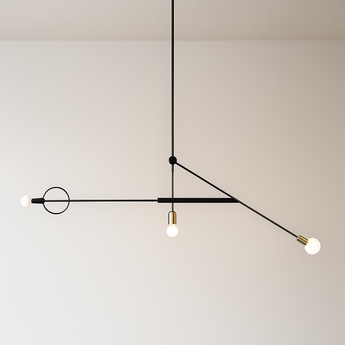 Luminária Pendente Articulado Moderno Minimalista Metal Pale — ORNE