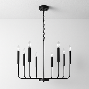 Luminária Pendente Moderno Clássico Northern - Preto - ORNE™