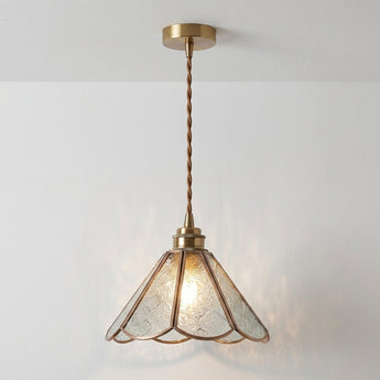 Luminária Pendente Clássico Retrô Vintage Vidro Metal Chagni — ORNE