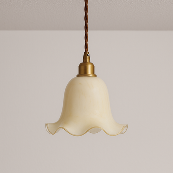 Luminária Pendente Clássico Retrô Vintage Vidro Metal Haru — ORNE