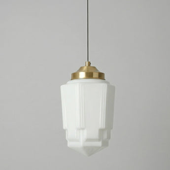 Luminária Pendente Clássico Retrô Vintage Vidro Metal Trapani — ORNE