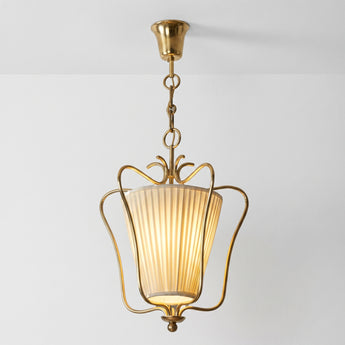 Luminária Pendente Clássico Tecido Metal Chasco — ORNE