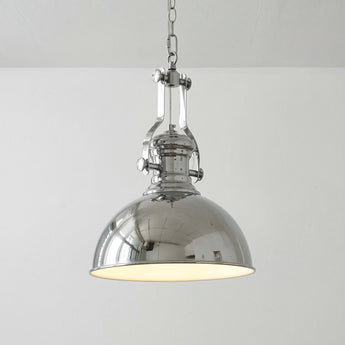 Luminária Pendente Industrial Moderno Metal Prata Viveiro — ORNE
