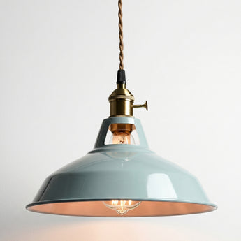 Luminária Pendente Industrial Retrô Vintage Metal Freixo — ORNE