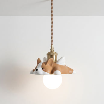 Luminária Pendente Infantil Moderna Minimalista Alumínio Resina Animals — ORNE