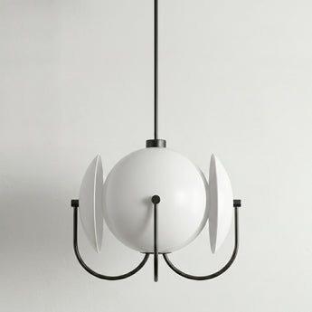 Luminária Pendente Moderno Clássico Vidro Metal Globo Zermatt — ORNE