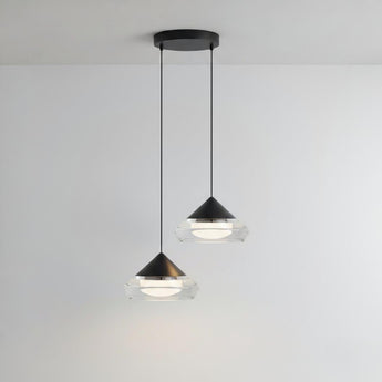 Luminária Pendente Moderno Minimalista Cristal Metal LED Mars — ORNE