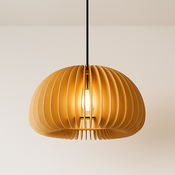 Luminária Pendente Moderno Minimalista Madeira Valley — ORNE