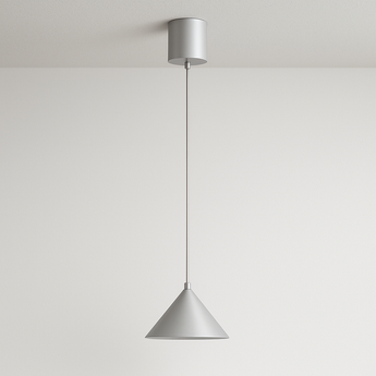 Luminária Pendente Moderno Minimalista Metal Prata LED Flutter — ORNE