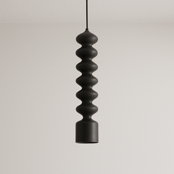 Luminária Pendente Moderna Minimalista Spit - Preto - ORNE™