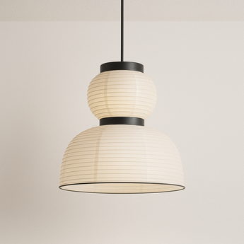 Luminária Pendente Moderna Minimalista Japan Akari - Ø50x50cm - ORNE™