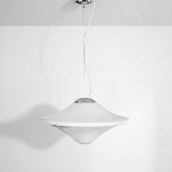 Luminária Pendente Moderno Minimalista Vidro Metal Ajoux — ORNE