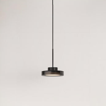 Luminária Pendente Moderna Minimalista Metal Vidro LED Lummi - Preto / Branco Quente (3000K) - ORNE™