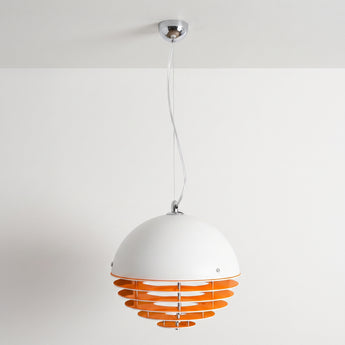 Luminária Pendente Retrô Moderno Acrílico Metal Vidro Martim — ORNE