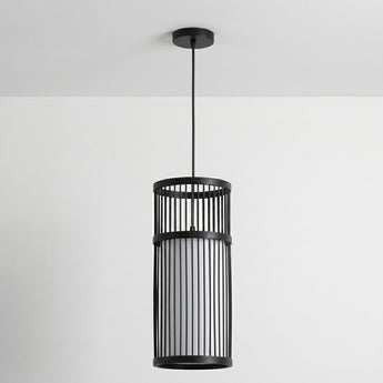Luminária Pendente Rústico Minimalista Bambu Südstadt — ORNE