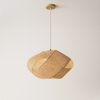 Luminária Pendente Rústico Minimalista Moderno Bambu LED Dazzle — ORNE