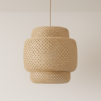 Luminária Pendente Moderno Minimalista Rústico Jatobá - Ø30cm - ORNE™