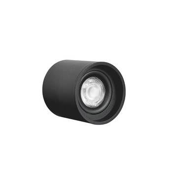 Luminária Spot Sobrepor Moderno Redondo Recuado Direcionável LED Aeri - Preto / 6W / Branco Quente (3000K) - ORNE™