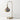 Luminária de Mesa Retrô Minimalista Metal Vidro Marocco