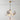 Luminária Pendente Moderno Minimalista Rústico Metal Tecido Madeira Nogueira Off-white Bosa