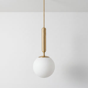 Luminária Pendente Moderno Minimalista Metal Vidro Globo Ketpot
