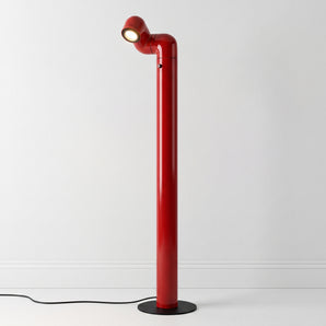 Luminária de Piso Coluna Direcionável Moderna Minimalista Metal LED Calabria